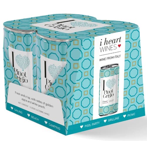 I Heart Pinot Grigio Can 4pk