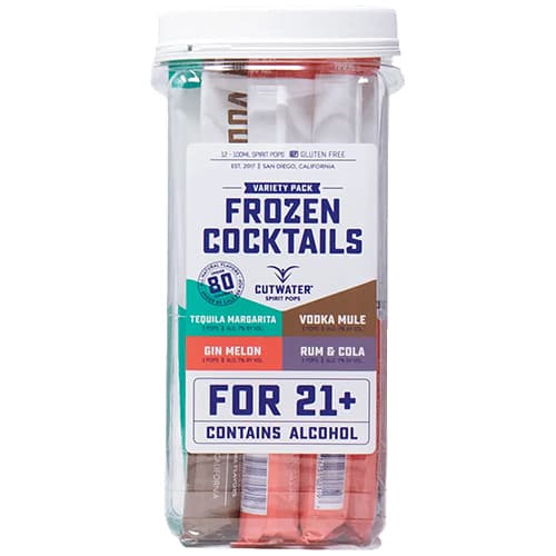 Cutwater Frozen Cocktail Pops • 12pk-100ml