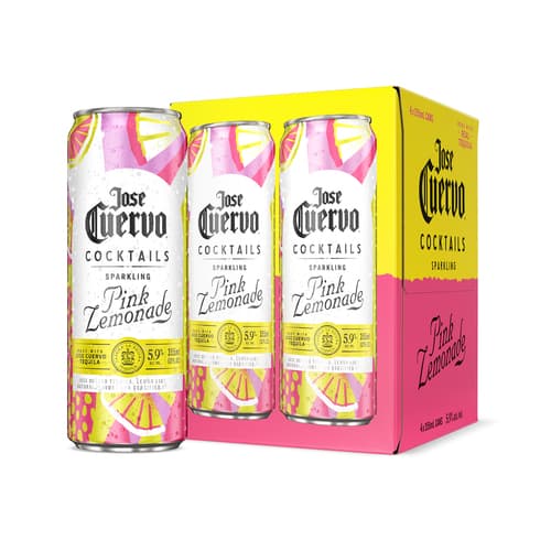 Cuervo Cocktails • Pink Lemonade 4pk-12oz