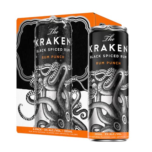Kraken Cocktails • Rum Punch 4pk-12oz