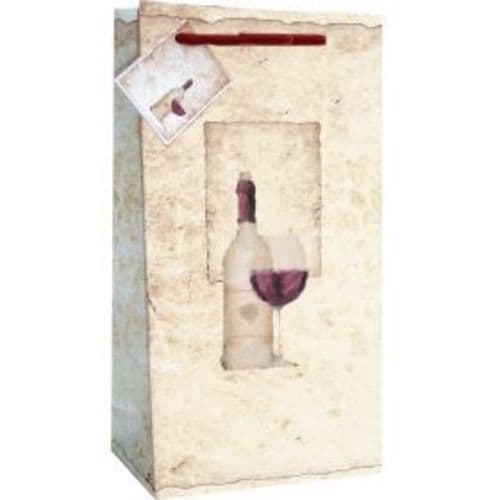 Bella Vita Old World Double Bottle Bag