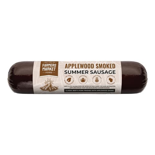 Farmers Market Applewood Smoked Summer Sausage