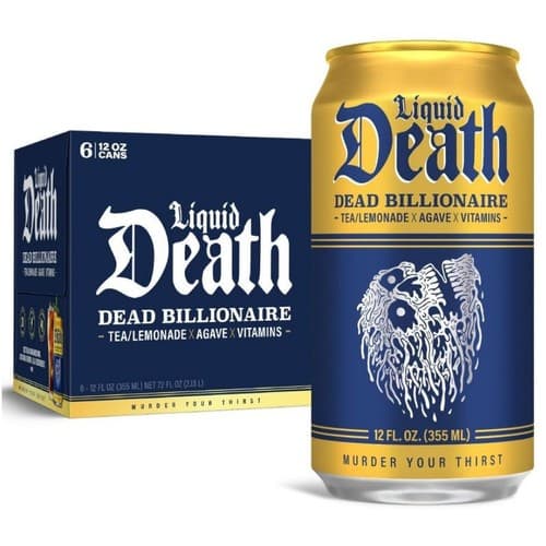 Liquid Death Tea • Dead Billionaire Rtd 12 oz