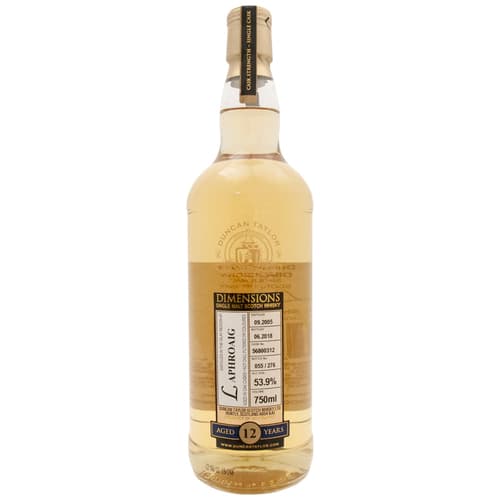 Dtay. Dimensions • Laphroaig 12yr