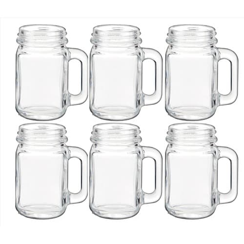 True Shot Glass • Mason Jar 1 oz Set 6