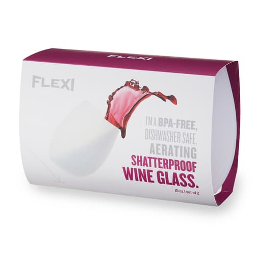 True Cup • Flexi Silicone Wine Tumbler 15 oz 2 Pack