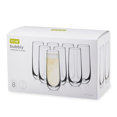 True Drinkware • Stemless Flute Glasses  9oz S / 8
