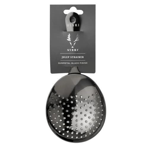 Viski Professional Julep Strainer In Gunmetal Finish