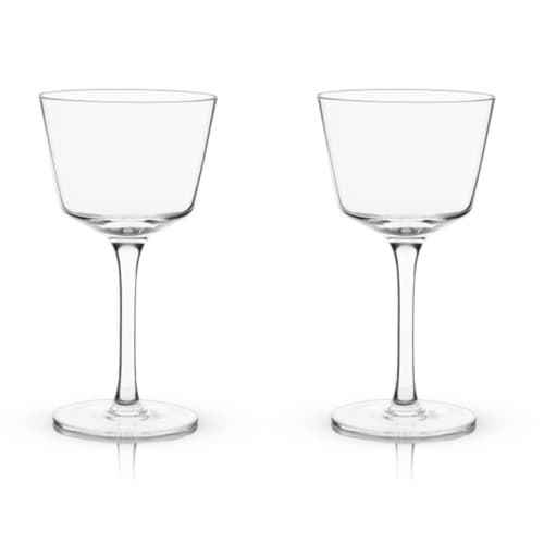 Viski Drinkware • Nick & Nora Crystal Stems 5 oz