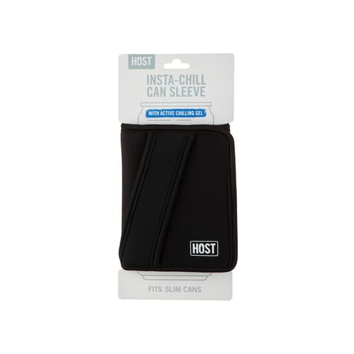 True • Slim Can Sleeve Insta-chill Wrap Black