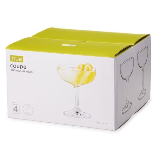 True Cocktail Glasses • Coupe 7 oz Set 4