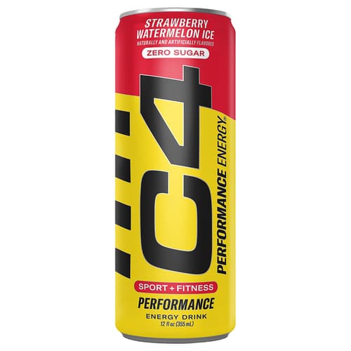 C4 Energy Drink • Strawberry Watermelon Ice Zero Sugar
