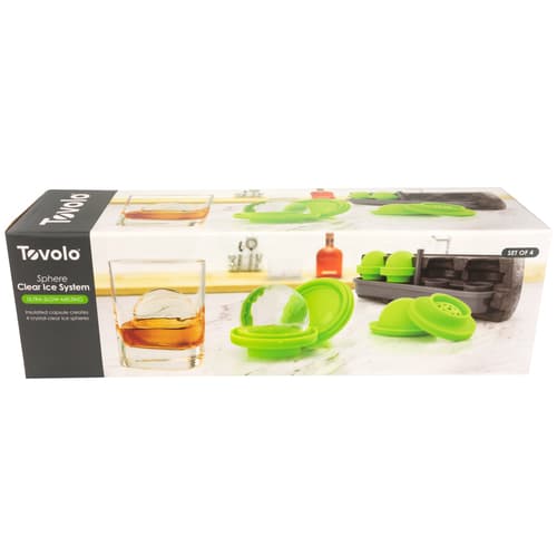 Tovolo • Ice Mold Sphere Clear System Makes 4