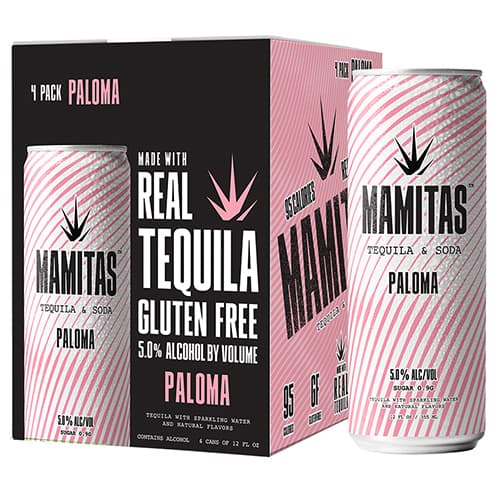 Mamitas Tequila & Soda • Paloma 4pk-12oz