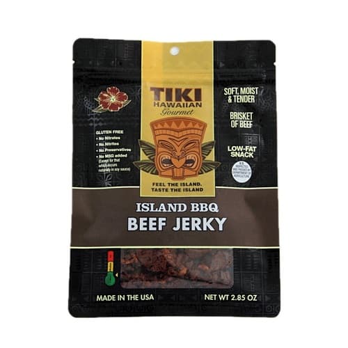 Tiki Hawaii Jerky • BBQ Sweet and Spicy Beef