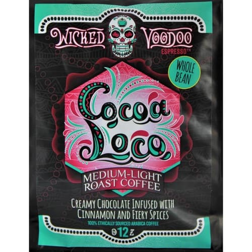 Wicked Voodoo Coffee • Cocoa Loco Bean Spicy Choc