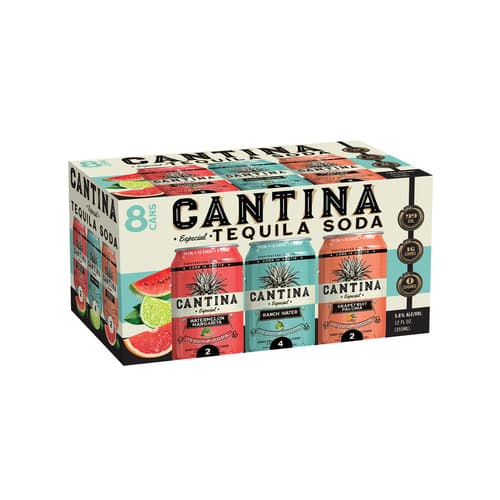 Cantina Tequila & Soda • Variety Pack 8pk-12oz