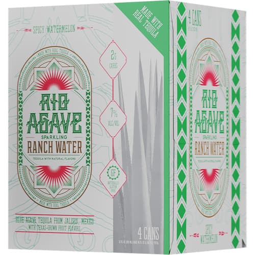 Rio Agave Texas Ranch Water • Spicy Watermelon 4pk