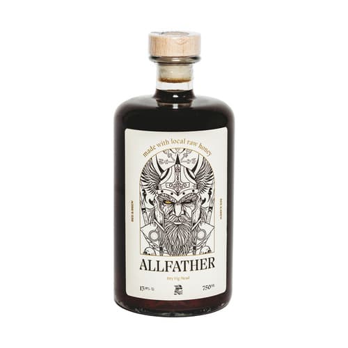 Bee & Brew Allfather Dry Fig Mead • 750ml Bottle