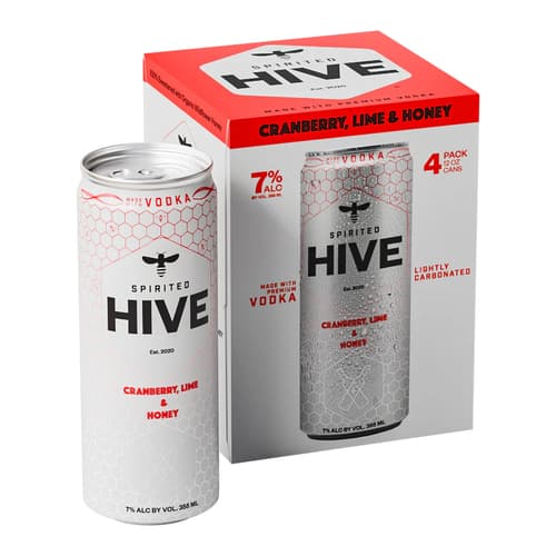 Spirited Hive • Vodka Cranberry Lime 4pk-12oz