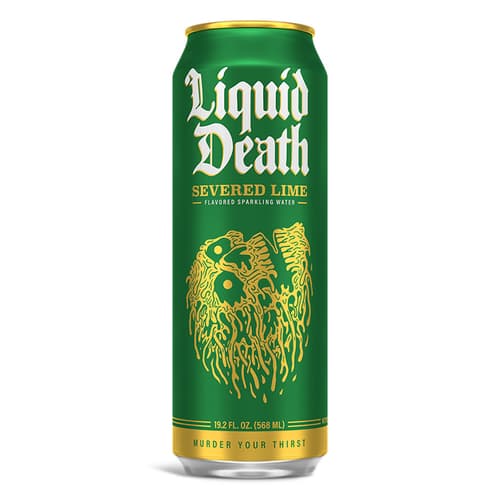 Liquid Death Severed Lime Sparkling Flavored Water