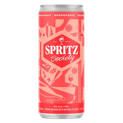 Spritz Society Grapefruit Sparkling Cocktail 4pk