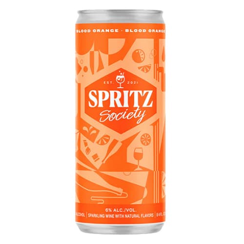 Spritz Society Blood Orange Sparkling Cocktail 4pk