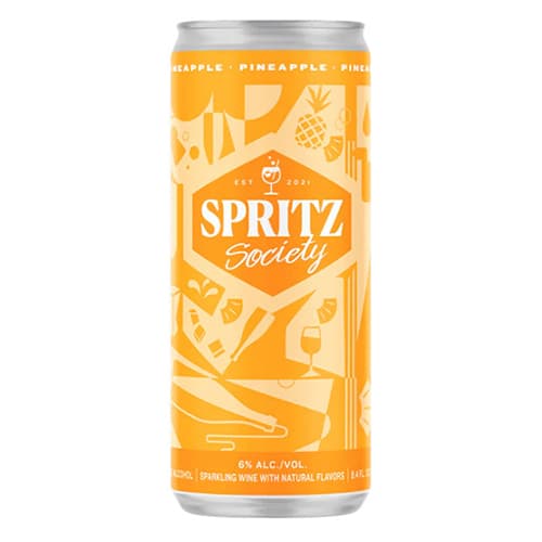 Spritz Society Pineapple Sparkling Cocktail 4pk