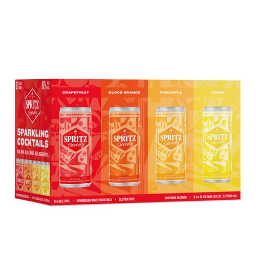 Spritz Society Sparkling Cocktail Variety Pack 8pk