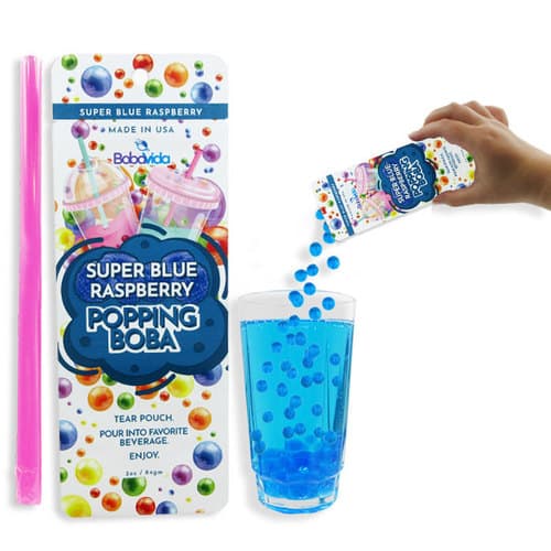 Popping Boba Pouch Mix • Blue Raspberry