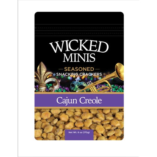 Wicked Mix Snack Crackers • Mini Cajun Creole