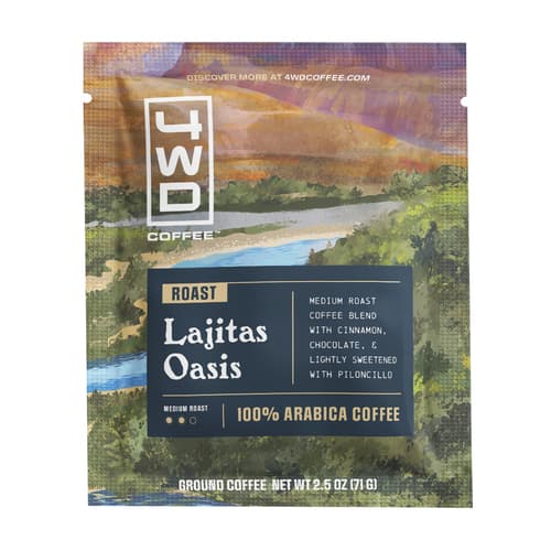 4wd Coffee • Lajitas Oasis 2.5 oz Choc Cinnamon