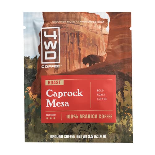4wd Coffee • Caprock Mesa 2.5 oz Ground Dark Rst
