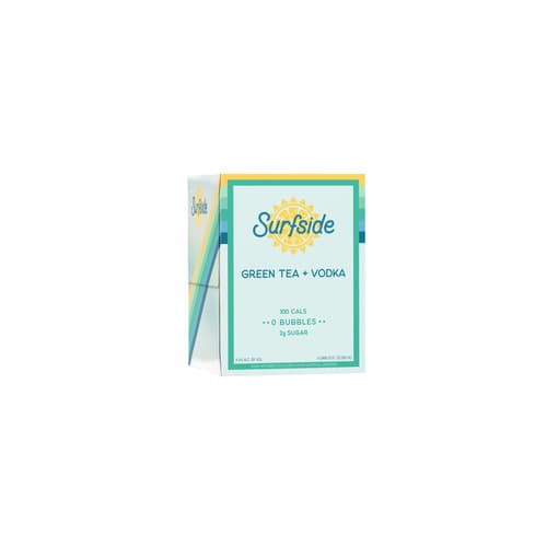 Surfside Cocktails • Vodka + Green Tea 4pk-12oz