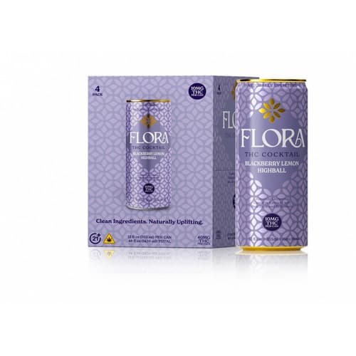 Flora Hemp Infused Cocktail Blackberry L