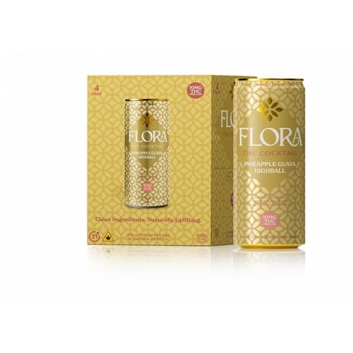 Flora Hemp Cocktail Pineapple Guava