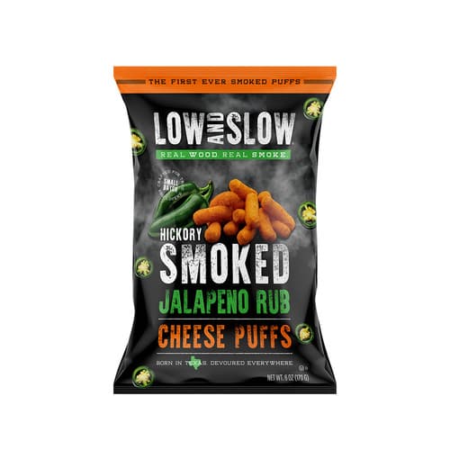 Low and Slow • Hickory Smoked Jalapeno Cheese Puffs