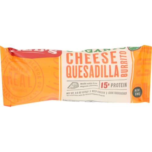 Red Burrito • Cheese Quesadilla