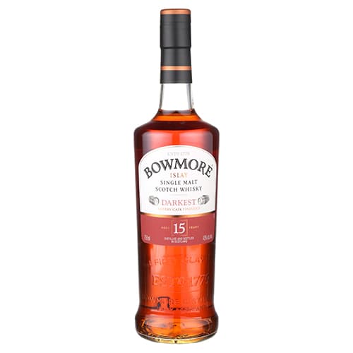 Bowmore Darkest 15 Year Old Islay Old Single Malt Scotch Whisky