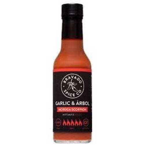 Bravado Spice Hot Sauce • Garlic & Arbol Moruga Scorpion