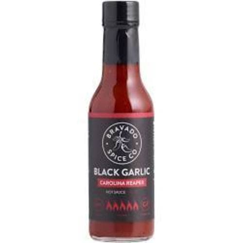 Bravado Spice Hot Sauce • Black Garlic Carolina Reaper