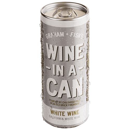 Graham and Fisk White Wine In A Can