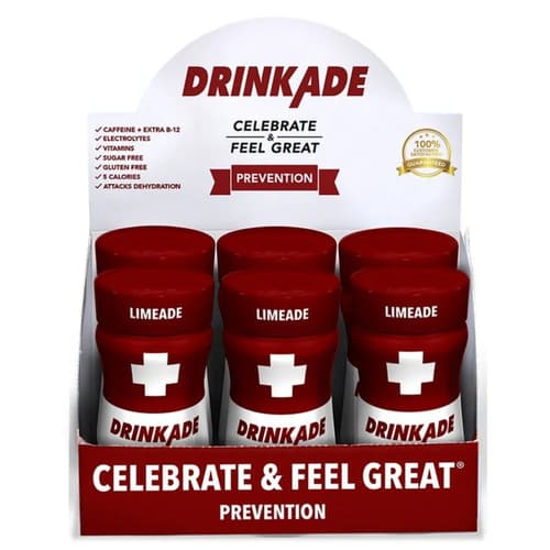 Drinkade Limeade Hangover Prevention Hydration & Liver Detox