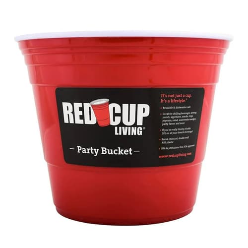 Red Cup Living • Red Party Bucket