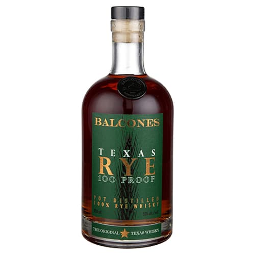 Balcones Whisky • Texas Rye 100'