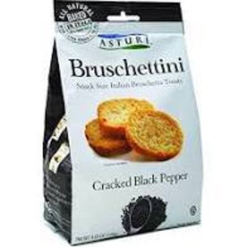 Asturi Burschettini Cracked Black Pepper Toast