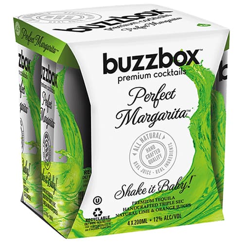 Buzzbox • Perfect Margarita 4pk-200ml