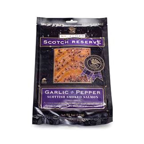 St. James Cold Smoked Salmon • Garlic & Pepper 8oz