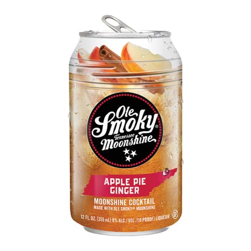 Ole Smoky Cocktails • Apple Pie Ginger 4pk-12oz