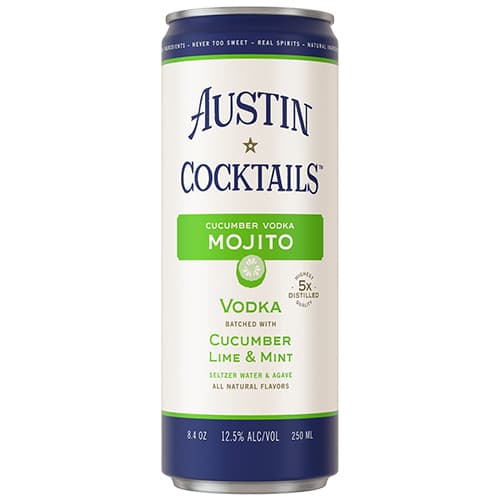 Austin Cocktails • Cucumber Vodka Mojito